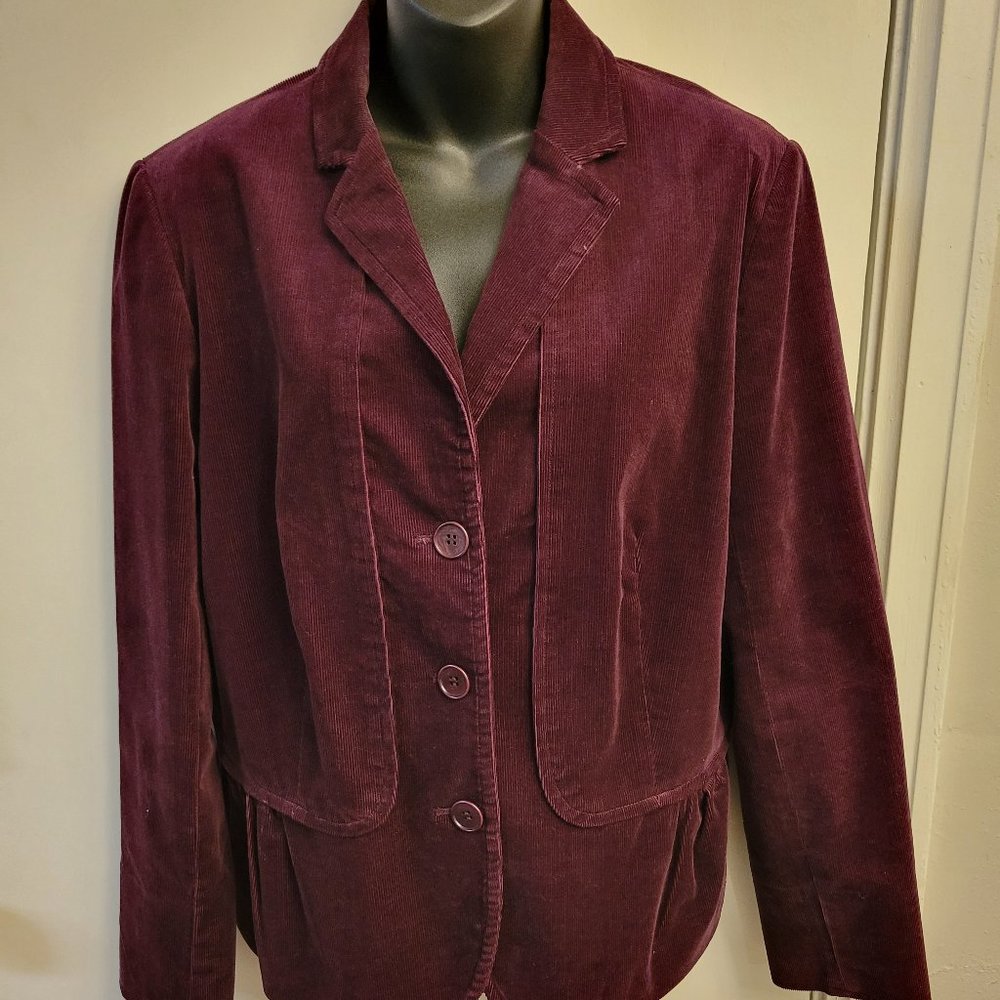 Talbots Velour jacket